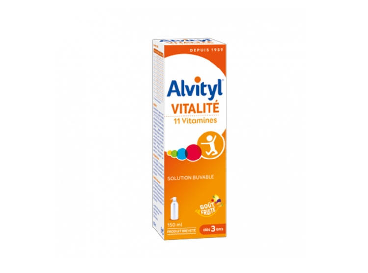 Alvityl Vitalité 11 vitamines sirop 150ml
