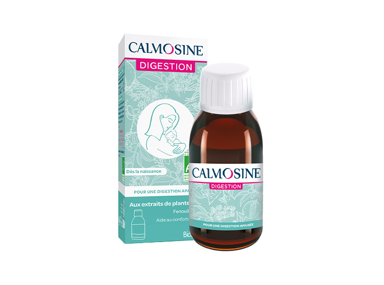Calmosine - Digestion - Confort Digestif - Apaise et Calme - Bébé - Aux  Extraits de Plantes Bio - Fleur d'oranger - Flacon 100 ml - Fabriqué en  France