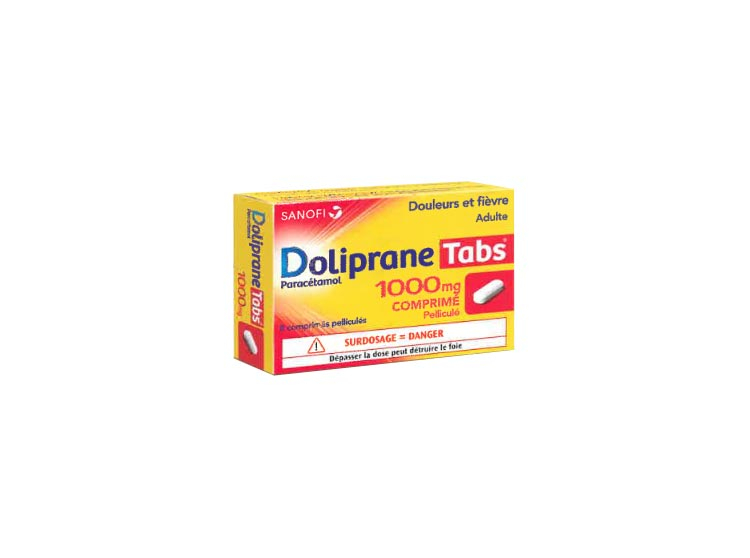 Doliprane 1000 mg effervescent - Paracétamol - Douleur et fièvre