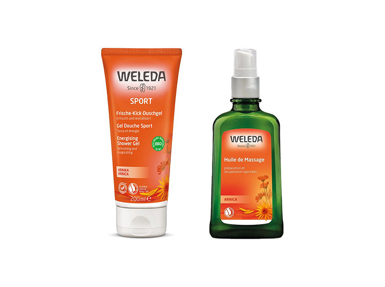 Kit huile massage + déodorant arnica & argousier WELEDA : le kit à Prix  Carrefour