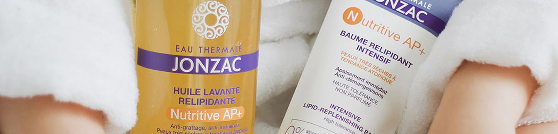 La gamme BIO Nutritive AP+ d'Eau Thermale Jonzac pour peaux très sèches à tendance atopique