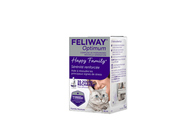 Feliway Optimum recharge de 48 ml : Hygiène et soin du chat