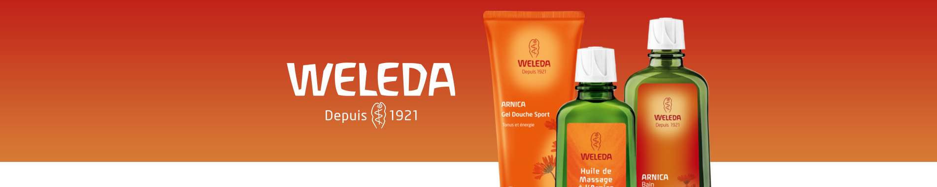 l'huile de massage à l'arnica weleda est utilisée en préparation et  récupération sportives