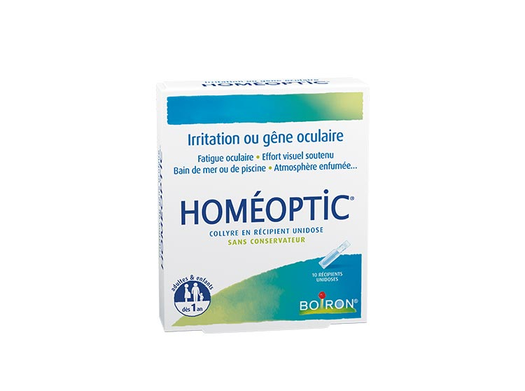 Boiron Homeoptic Collyre - 10 Unidoses - Pharmacie en ligne