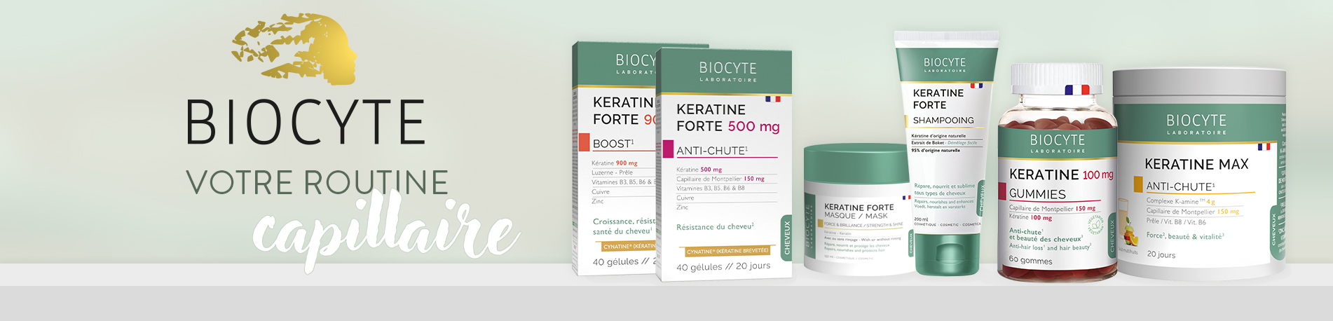 Les 9 produits à la kératine Biocyte pour prendre soin des cheveux abîmés