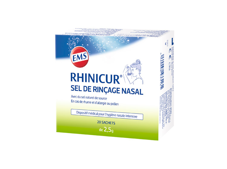 Rhinicur Sel de Rinçage Nasal x 20 Pas Cher - Nez