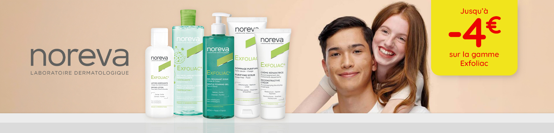 Promotion Noreva Exfoliac