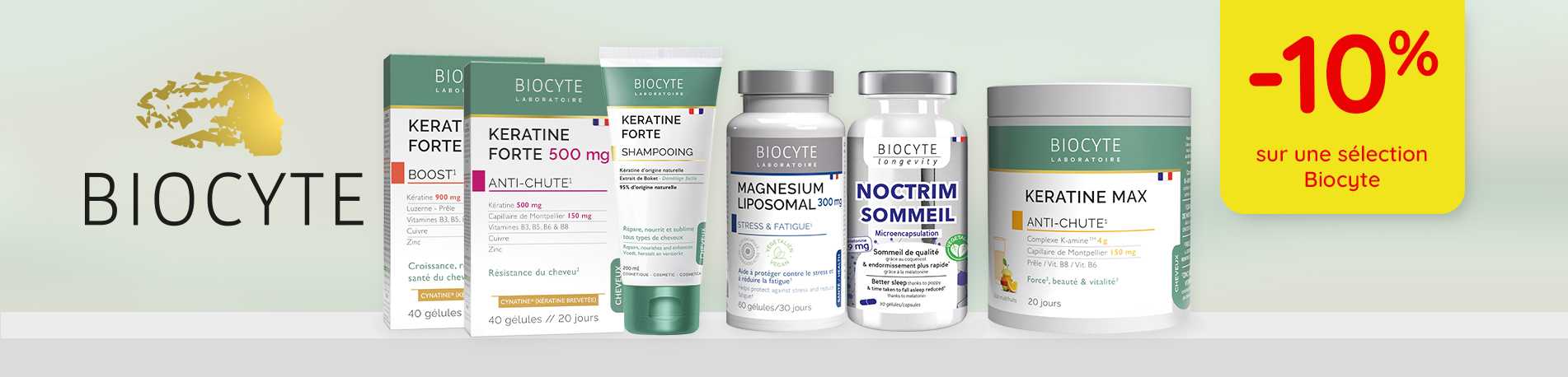 Promotion Biocyte Kératine