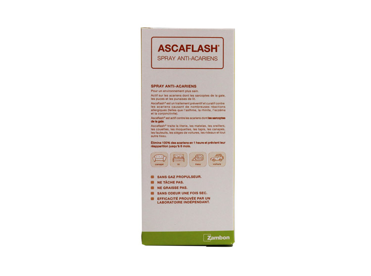 Ascaflash spray anti acariens 500ml