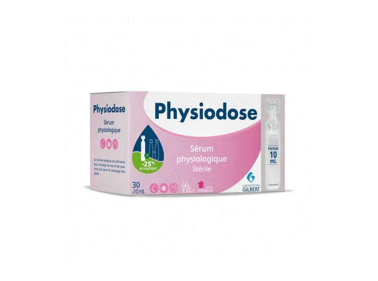 Physiodose Serum Physiologique Stérile Unidose - 30x10ml - Pharmacie en  ligne