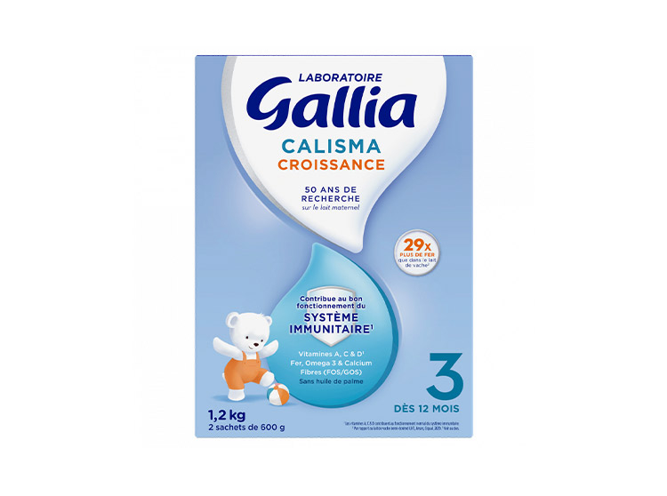 Gallia Calisma Croissance 800g 2 unités + 1 Offert