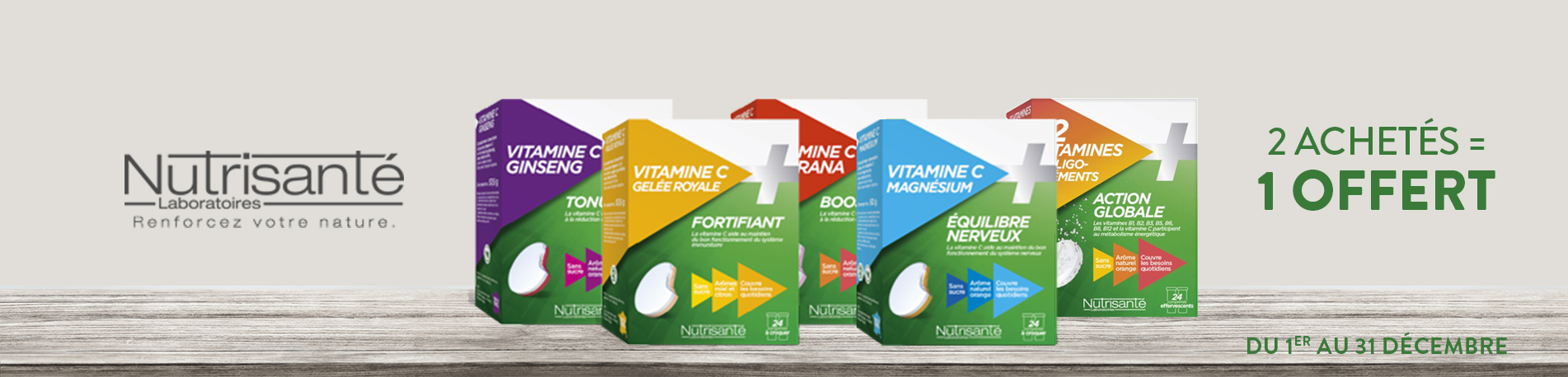 Promotion Nutrisanté vitamines