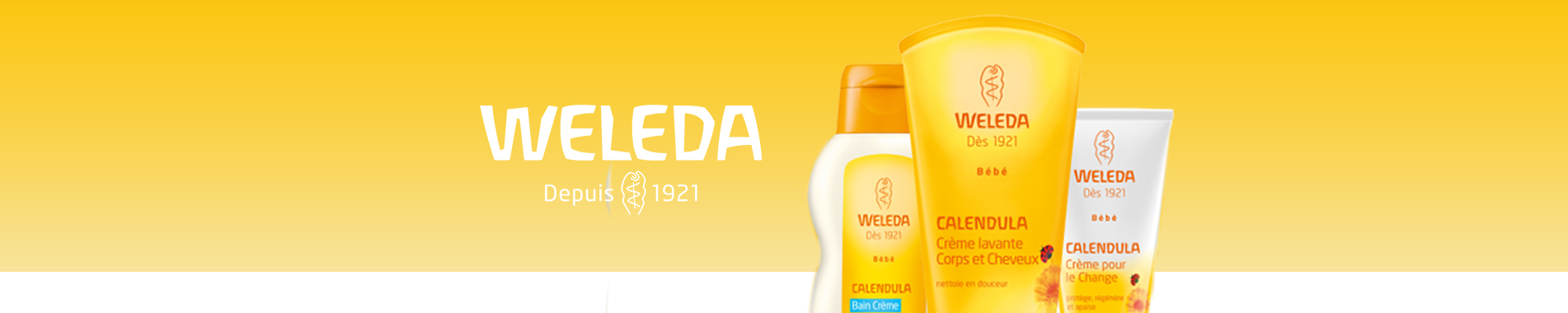 La gamme Bébé au Calendula BIO de Weleda - Pharmacie en ligne