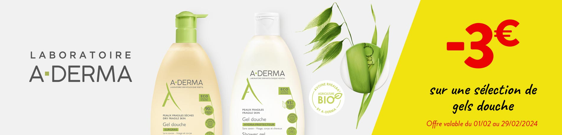 Promotion A-derma Hygiène