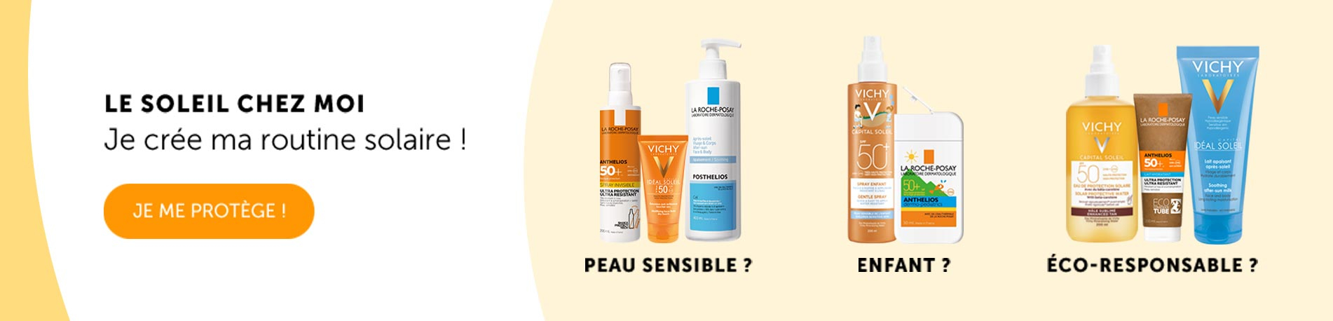 Créez votre routine solaire avec La Roche Posay et Vichy !