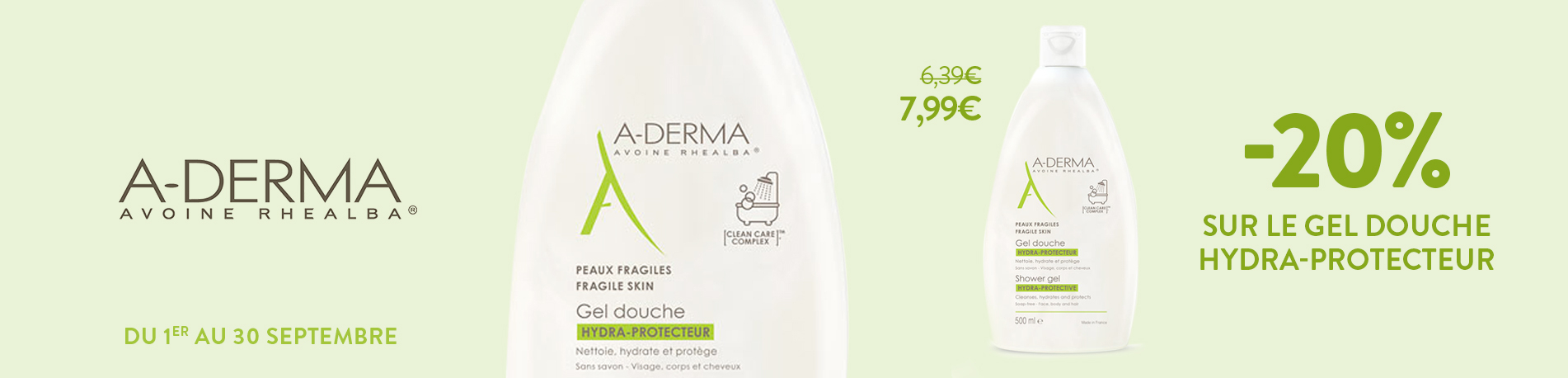 Promotion Aderma Gel douche Hydra-protecteur