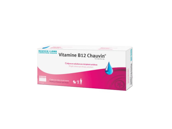 Bausch & Lomb Vitamine B12 Chauvin Collyre - 10 unidoses