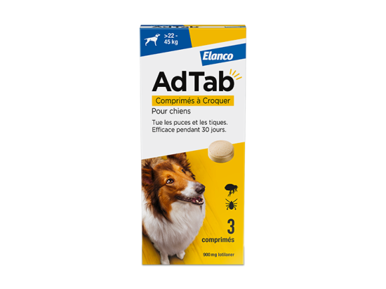 AdTab 900 mg - 3 comprimés à croquer