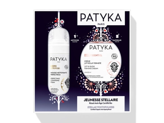 Patyka Coffret de Noël 2023 Jeunesse Stellaire Rituel Anti-âge BIO