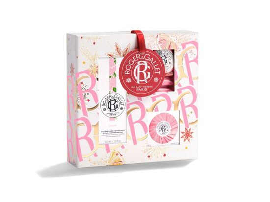 Coffret Eau Parfumée Bienfaisante Rose Noël 2023