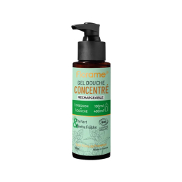 Florame Gel Douche Concentré Thé Vert & Menthe Fraîche BIO - 100 ml