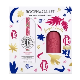 Coffret Noël 2024 Gingembre Rouge Eau Parfumée Bienfaisante + Bougie Parfumée