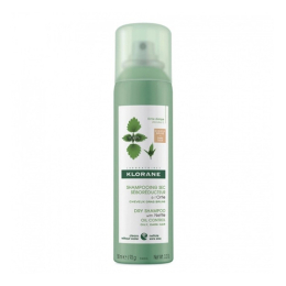 Klorane shampooing sec teinté cheveux gras châtains à bruns - 150ml