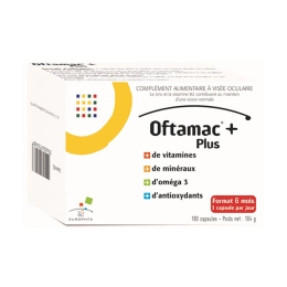 Oftamac+ pack 6 mois - 180 capsules