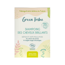 Green Tribu Shampoing Solide Cheveux Brillants - 95g