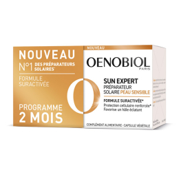 Sun expert Préparateur solaire Peau sensible - 2x30 capsules