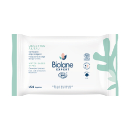 Expert Lingettes à l'eau certifiées BIO - 54 lingettes