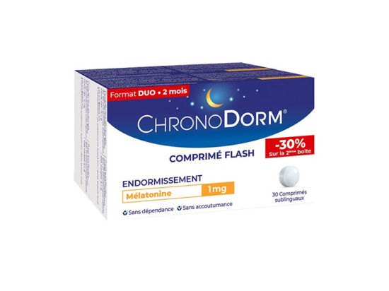 ChronoDorm Flash 1mg - 2x30 comprimés