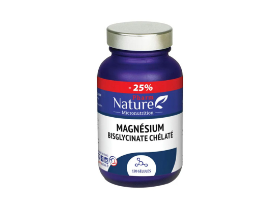 Magnésium Bisglycinate Chélaté - 120 gélules