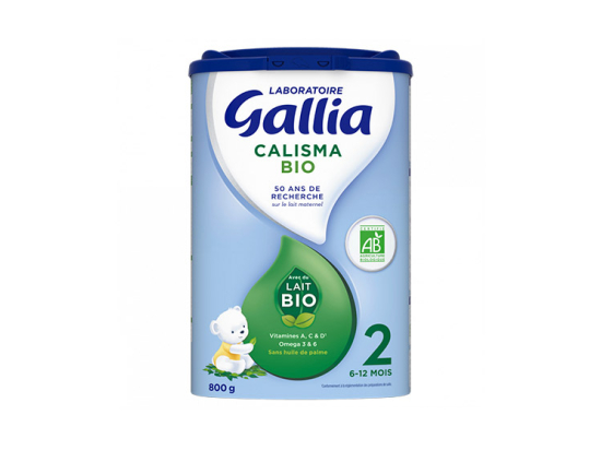 Gallia calisma bio lait 2ème âge 800g