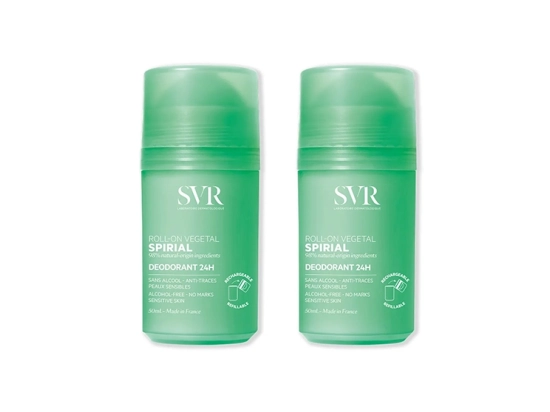 Spirial Roll-On Végétal Déodorant 24h - 2x50ml