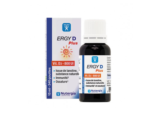 Ergy D Plus Vitamine D3 800 UI - 15ml