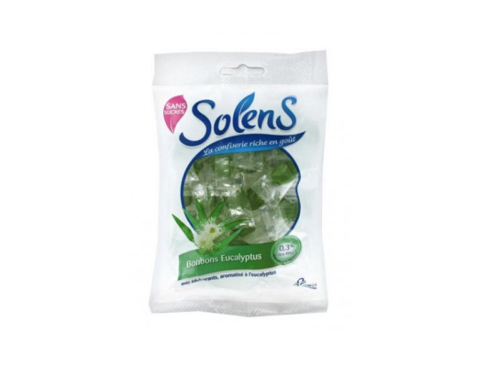 Solens Bonbons saveur Menthe-Eucalyptus sans sucres - 75 g