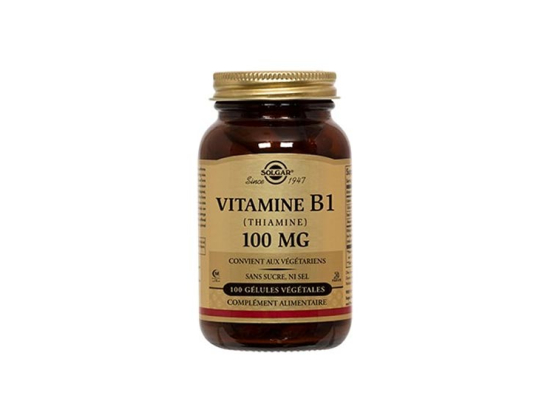 Solgar Vitamine B1 100mg - 100 Gélules