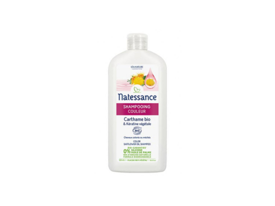 Natessance Shampooing couleur Carthame BIO - 500ml