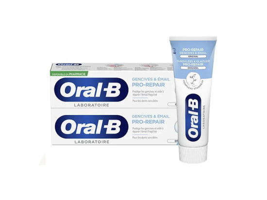 Oral-B Pro-repair Répare Gencives & Email Original Dentifrice - 2x75ml