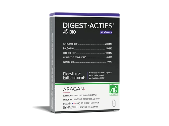 SynActifs DigestActifs BIO - 30 gélules