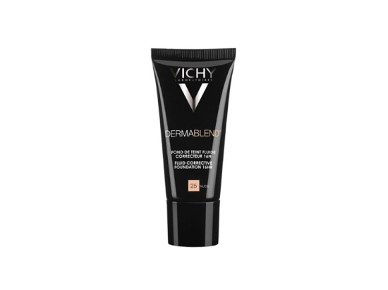 Vichy Dermablend Fond de teint Fluide Correcteur 16h Teinte 25 Nude - 30ml