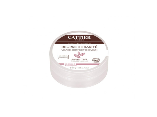 Cattier beurre de karité 100% bio - 100g