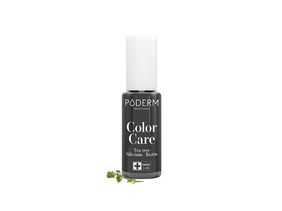 Poderm Color Care Vernis à ongles Teinte Black - 8ml