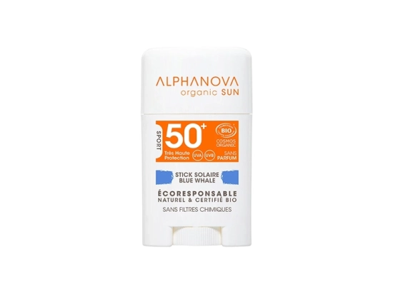 Organic Sun Stick Solaire Bleu Visage SPF50+ BIO - 12g