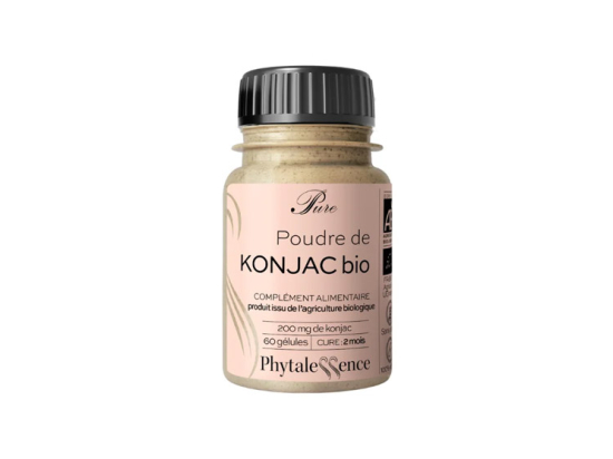 Phytalessence Pure Poudre de konjac BIO - 60 gélules