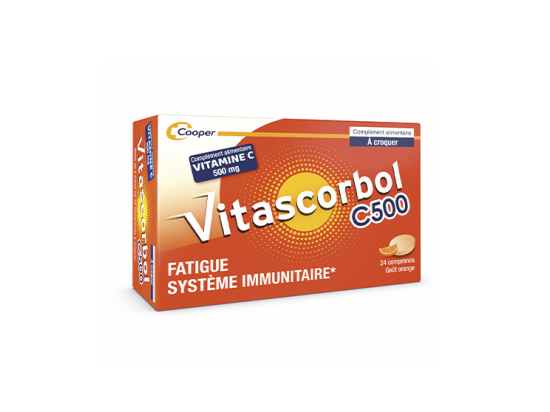 Vitascorbol C 500 - 24 comprimés à croquer