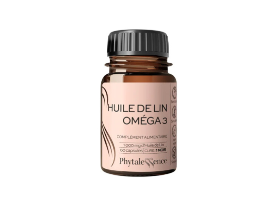 Phytalessence Huile de Lin Oméga 3 - 60 capsules