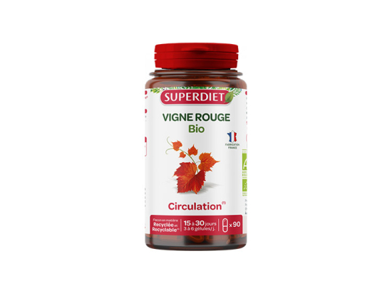 Superdiet Vigne Rouge BIO - 90 gélules