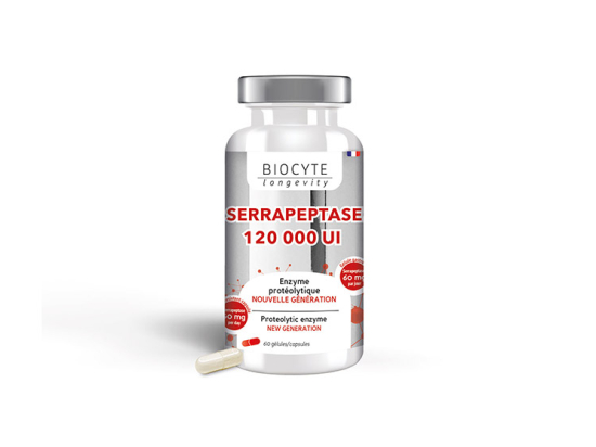 Longevity Serrapeptase - 60 gélules